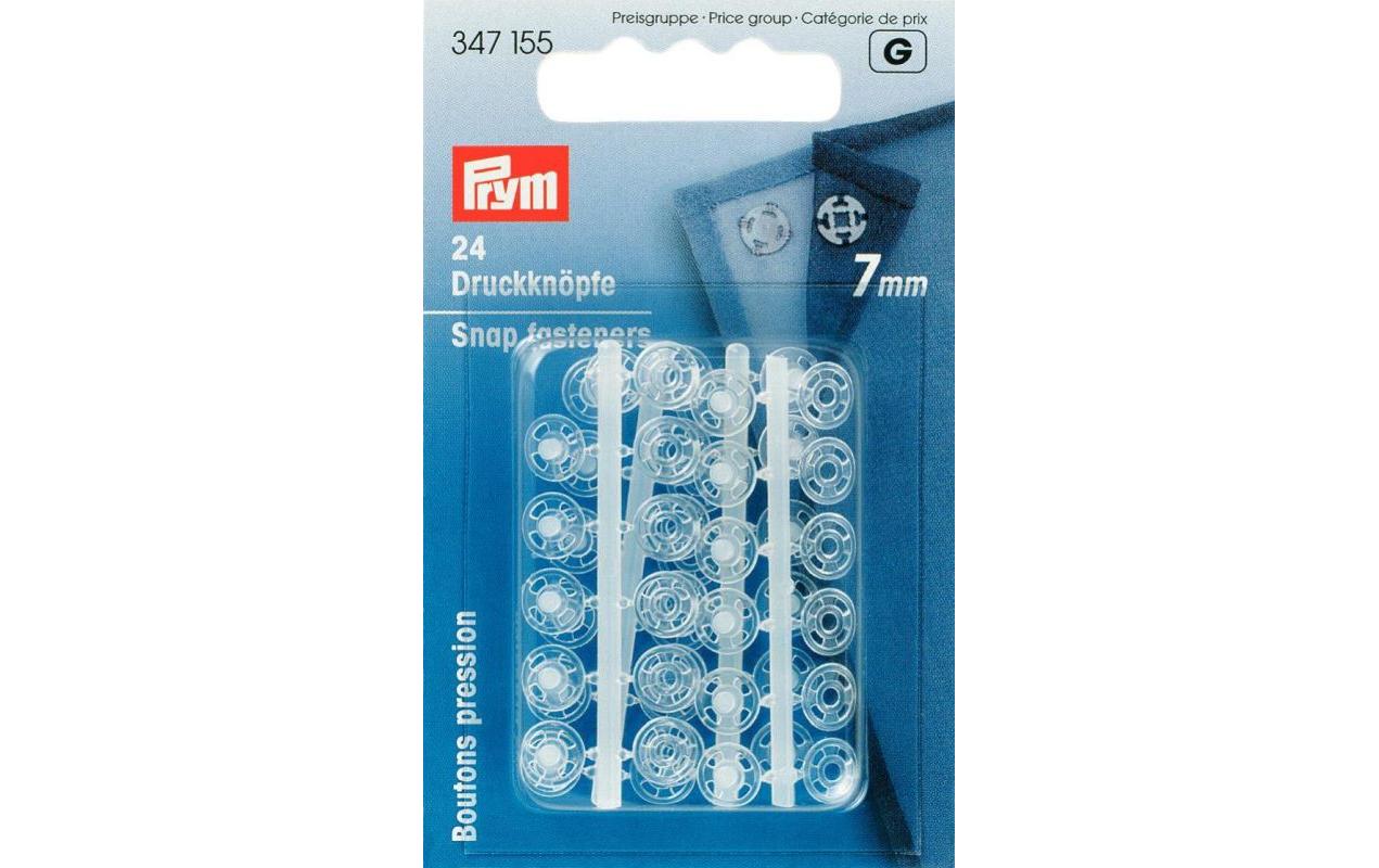 Druckknöpfe Transparent, 7 mmAnnähdruckknöpfe für Bekleidung und Accessoires