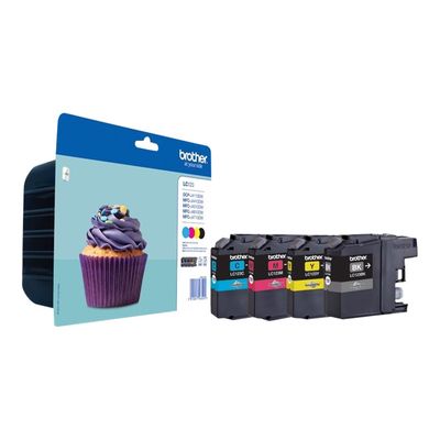 Brother LC123 - Pack de 4 - noir, cyan, magenta, jaune - cartouche d'encre originale