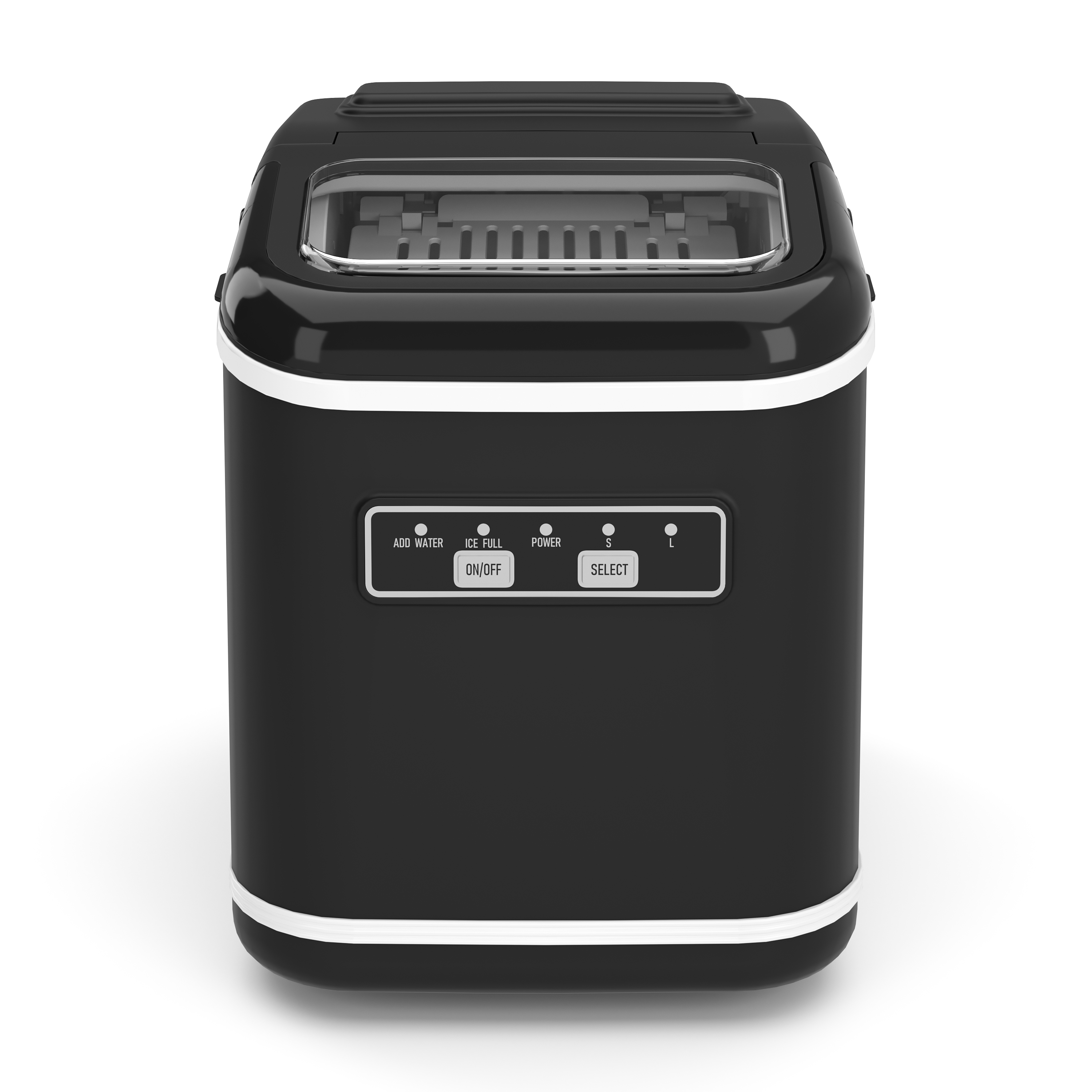 Eiswürfelmaschine VITER schwarz 1.4L - 12 kg / 24 h
