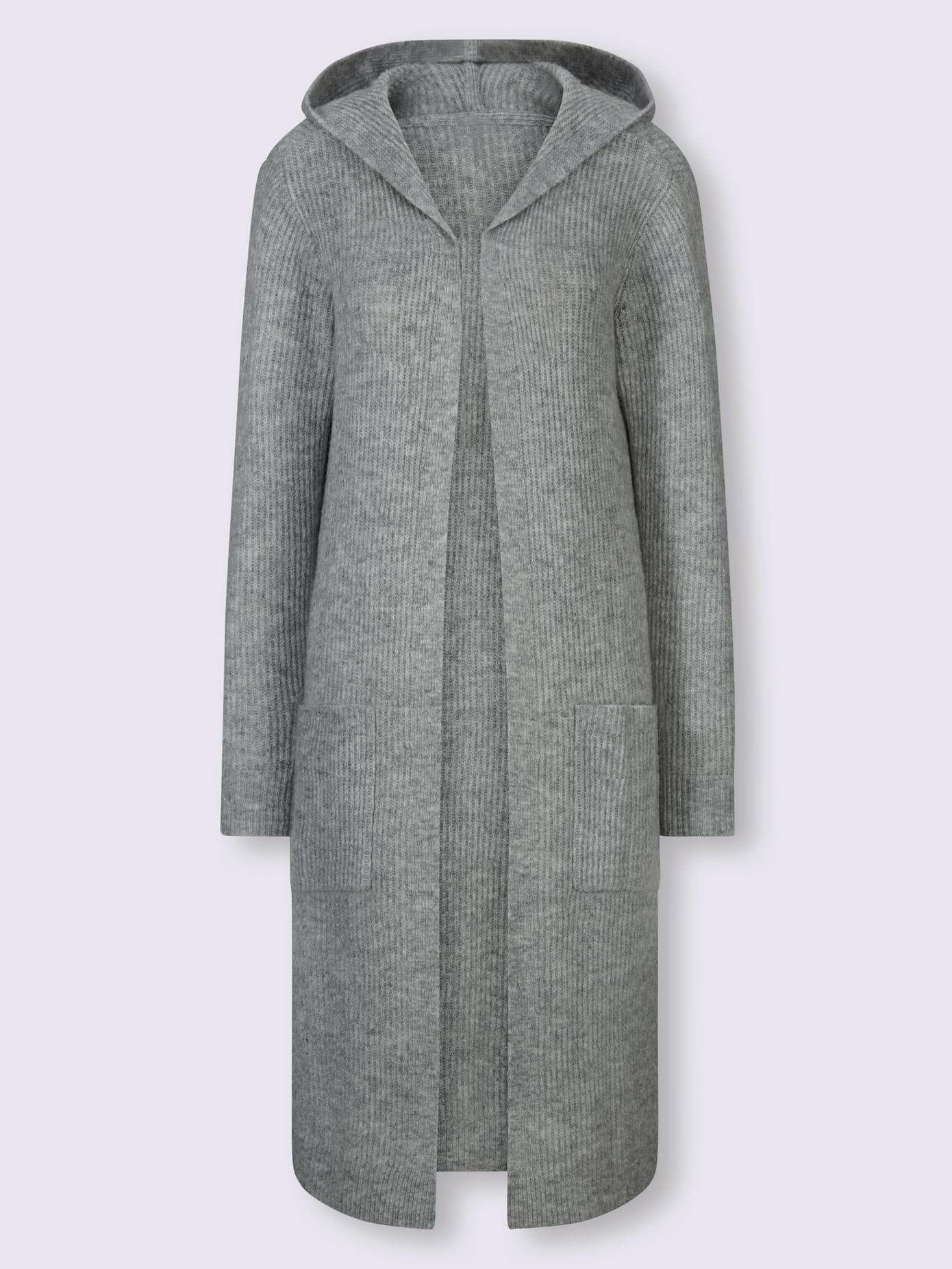 Veste en tricot coupe longue mode