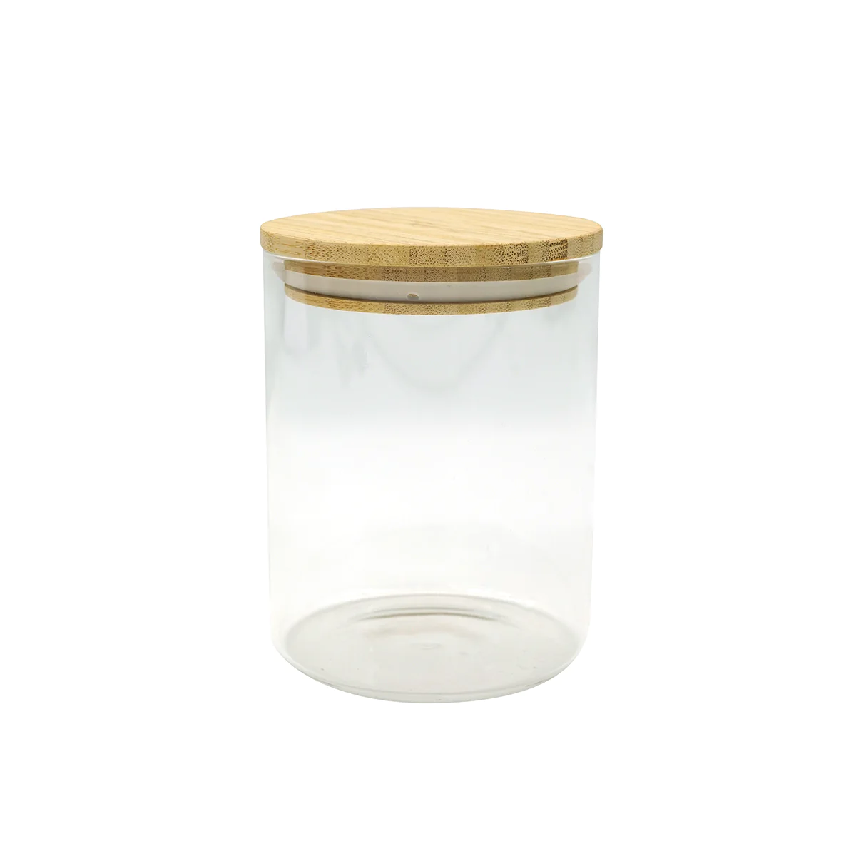 Boîte de conservation en verre 0,9L avec couvercle en Bambou Eco Frien