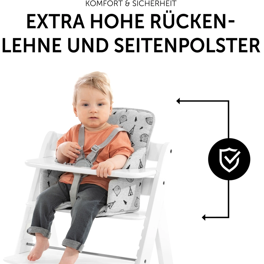 hauck Hochstuhlauflage Alpha Cosy Select Nordic Grey
