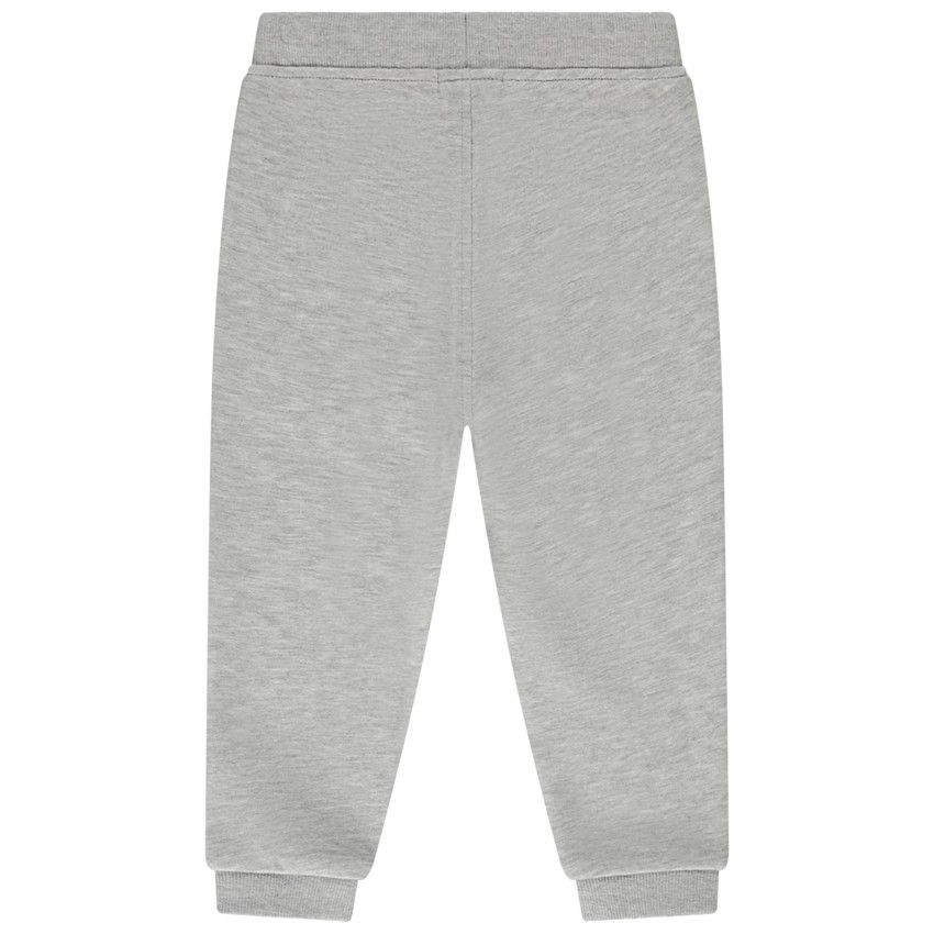 Jogging en molleton uni pour bébé garçon - Gris chiné