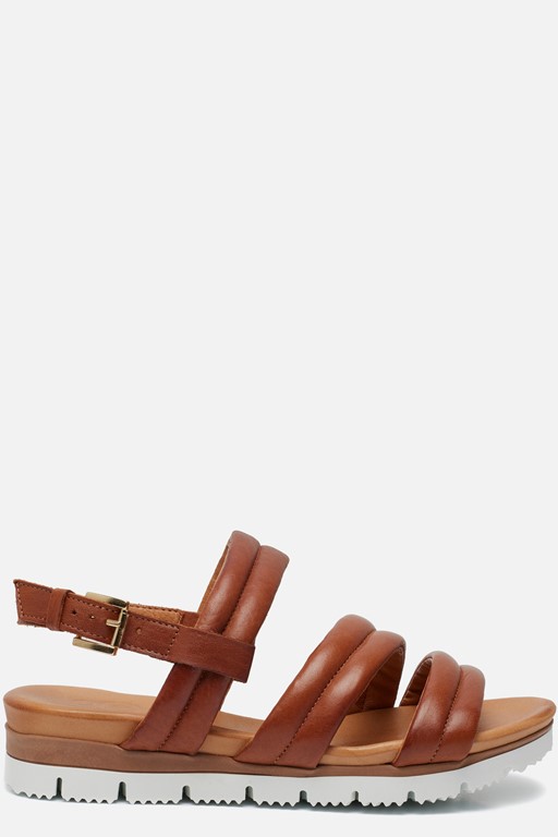 Aqa Sandalen cognac Leer