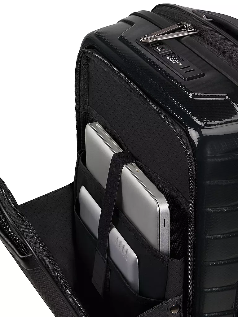 SAMSONITE Trolley PROXIS SPINNER 55cm easy access schwarz