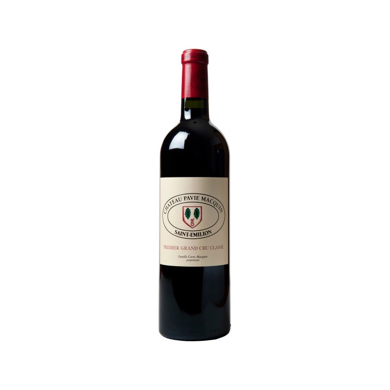 Château PAVIE MACQUIN 2018 - Saint-Émilion Grand Cru - 1er Grand Cru Classé - par Caisse bois de 6 bouteilles 75 cl