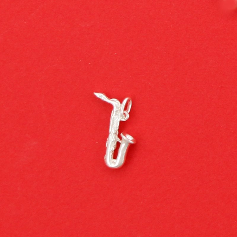Pendentif saxophone - Argent massif 925/1000