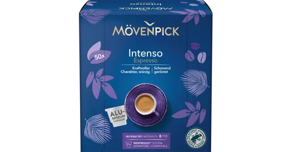 Mövenpick Kaffee Espresso Intenso 50 Kapseln