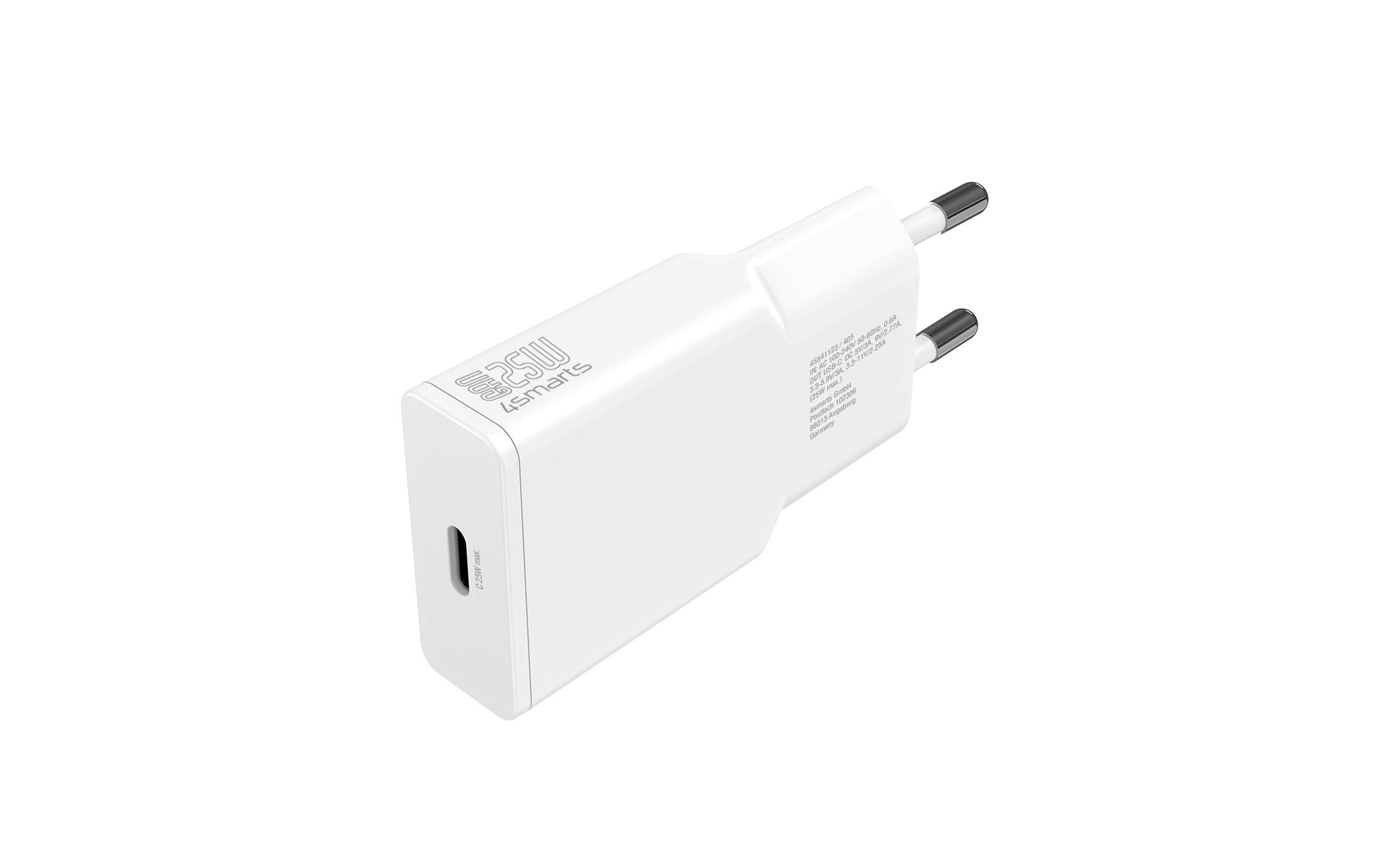 USB-Wandladegerät PDPlug Slim 25 WKompakter USB-C-Ladeadapter mit GaN-Technologie