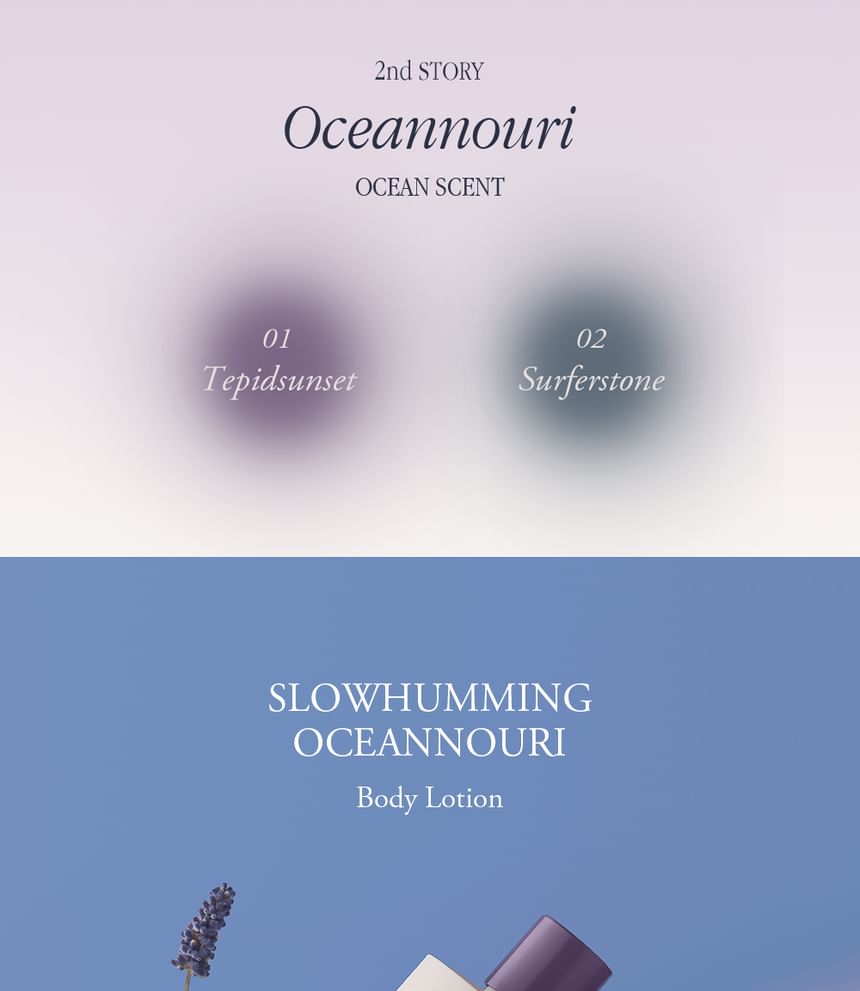 Slow Humming - Oceannouri Body Lotion - 2 soorten