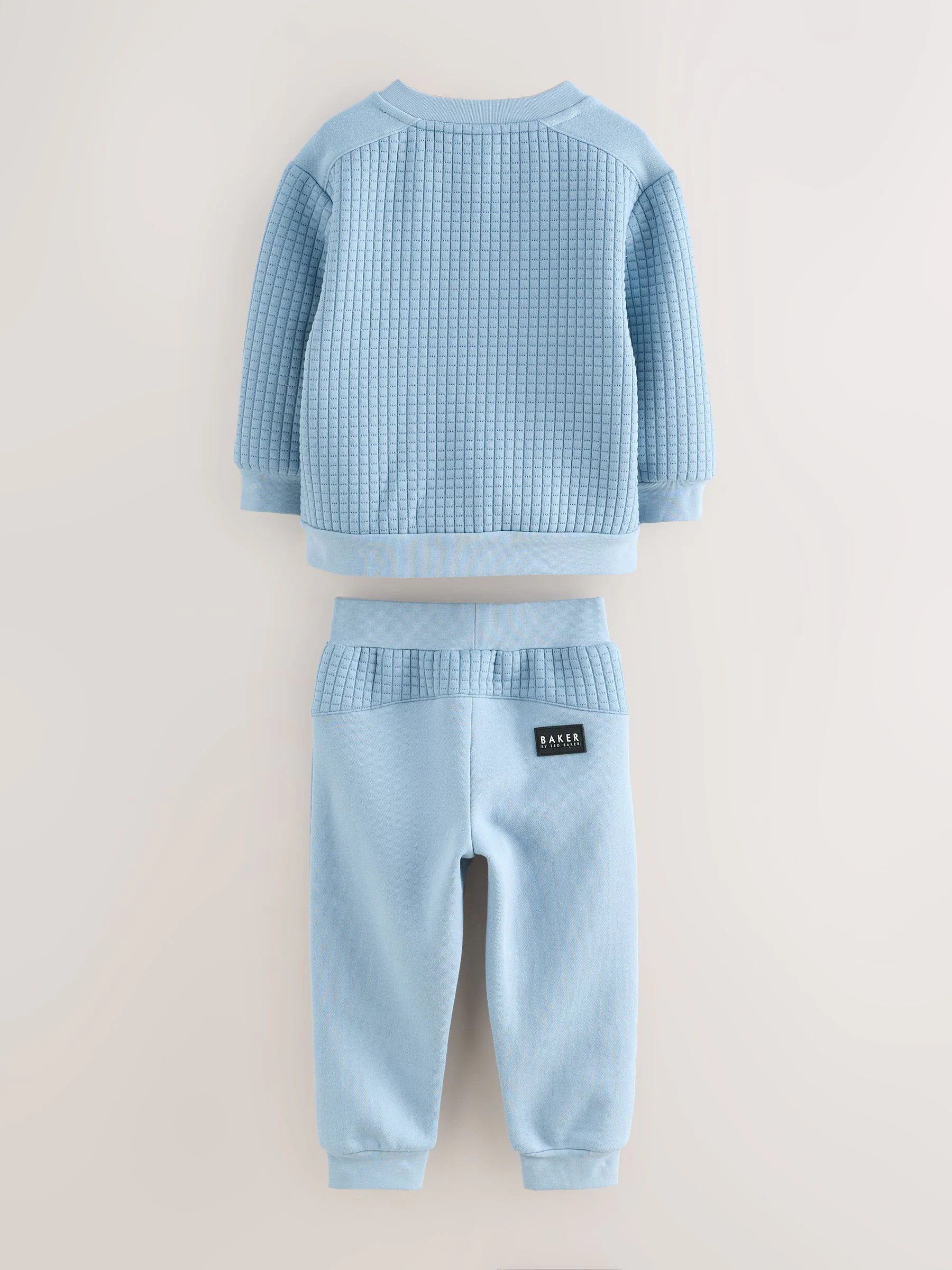 Baker by Ted Baker Blue Quilted Sweater and Joggers Set