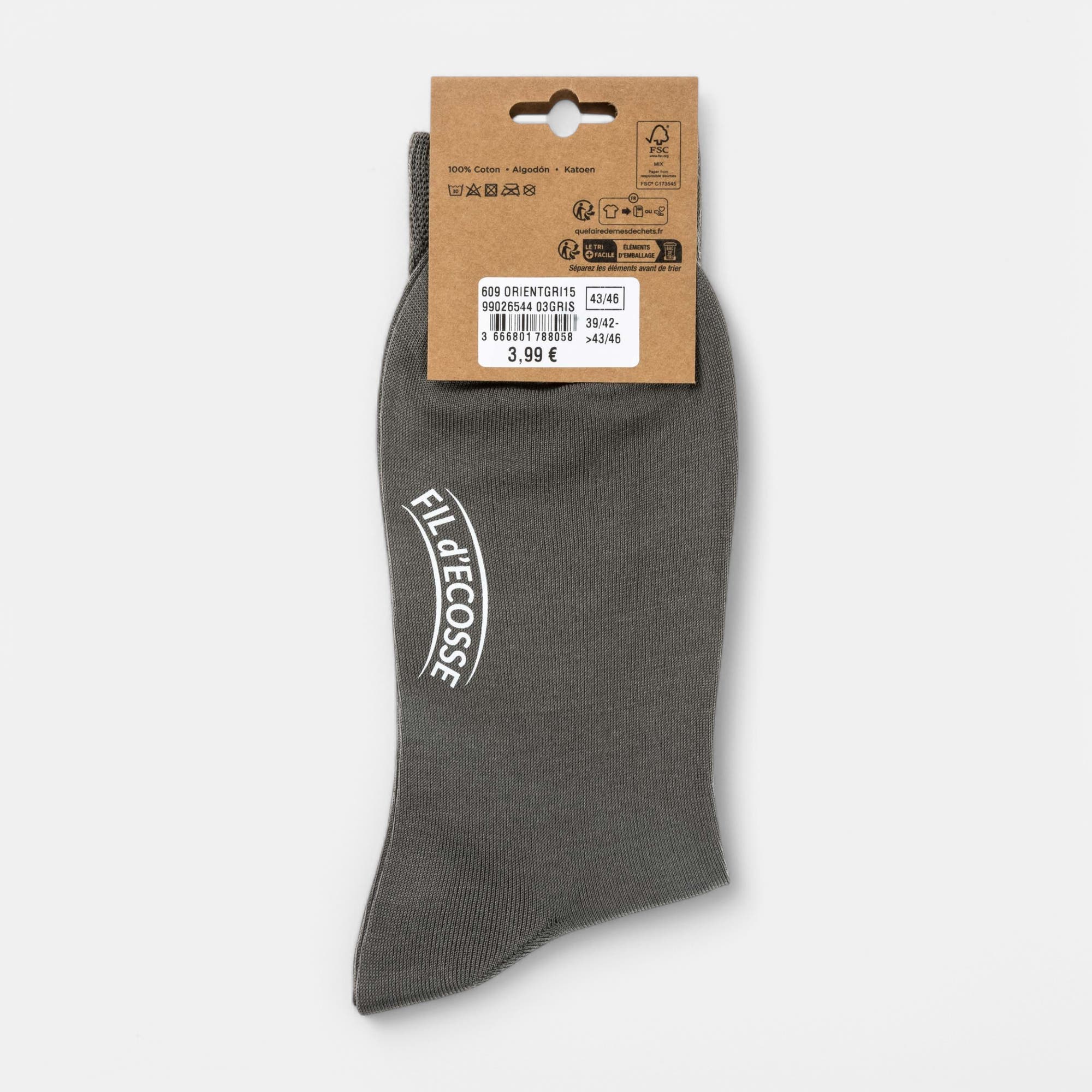 Chaussettes Homme gris