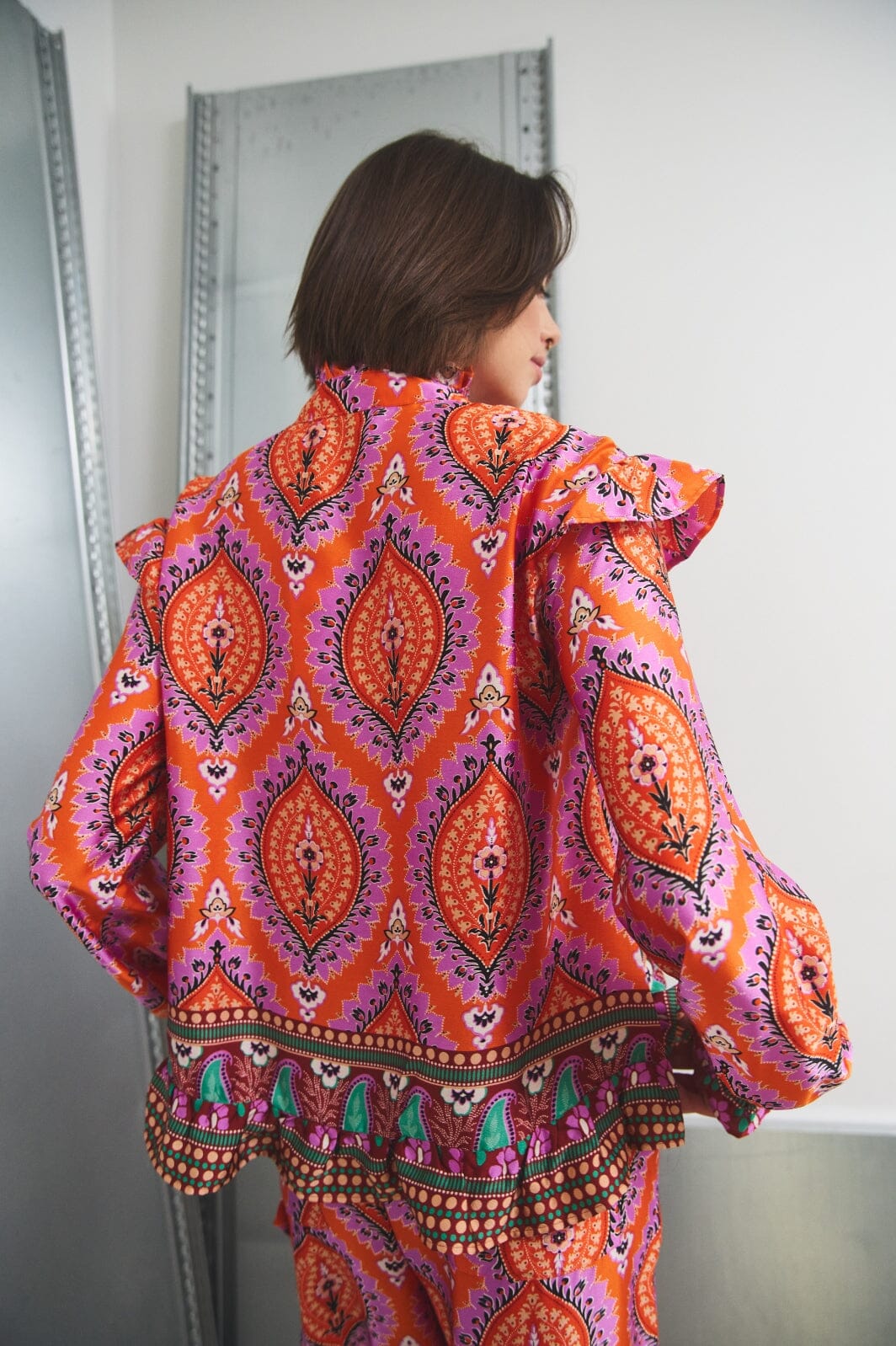 Noella Reno Blouse 1085 trisha print