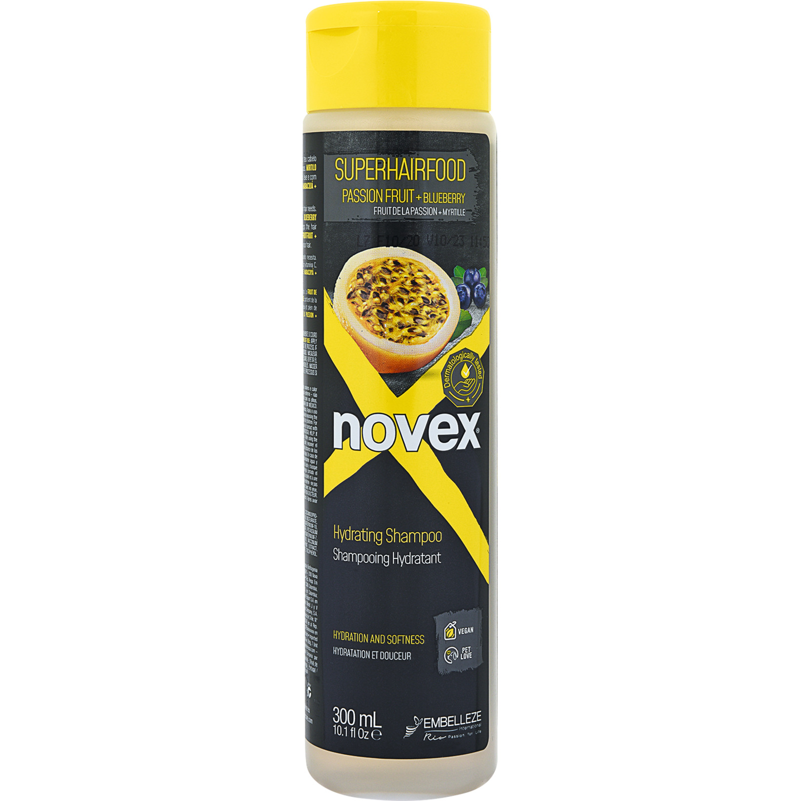 Novex Shampoo SuperFood Passion Fruit & Blueberry 300 ml