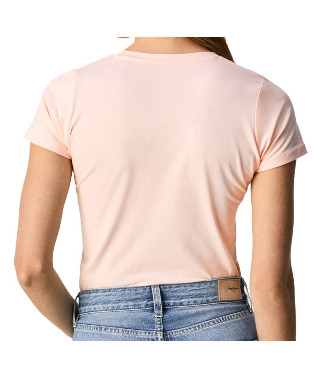 T-shirt Rose Femme Pepe Jeans New Virginia