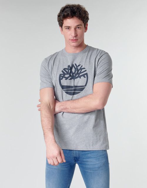Timberland - SS KENNEBEC RIVER BRAND TREE TEE - Gris