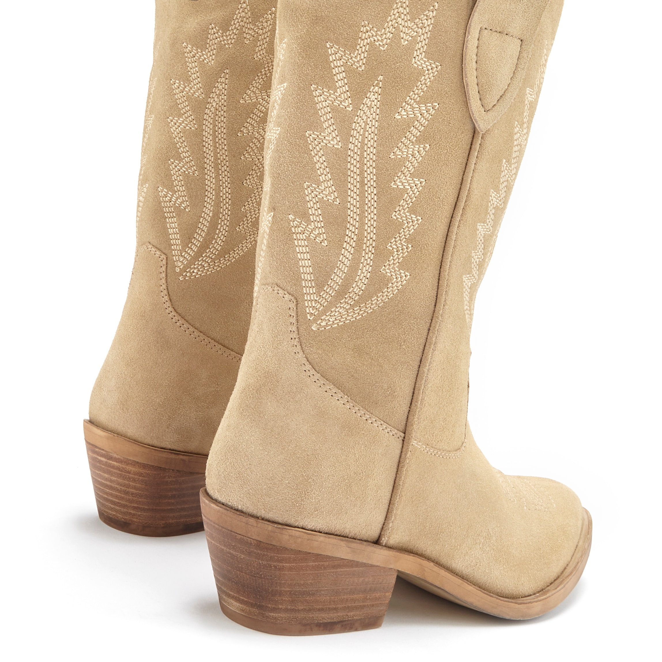LASCANA Chelseaboots  Cowboy Stiefelette, Western Stiefel, Anklebootsaus hochwertigem Leder