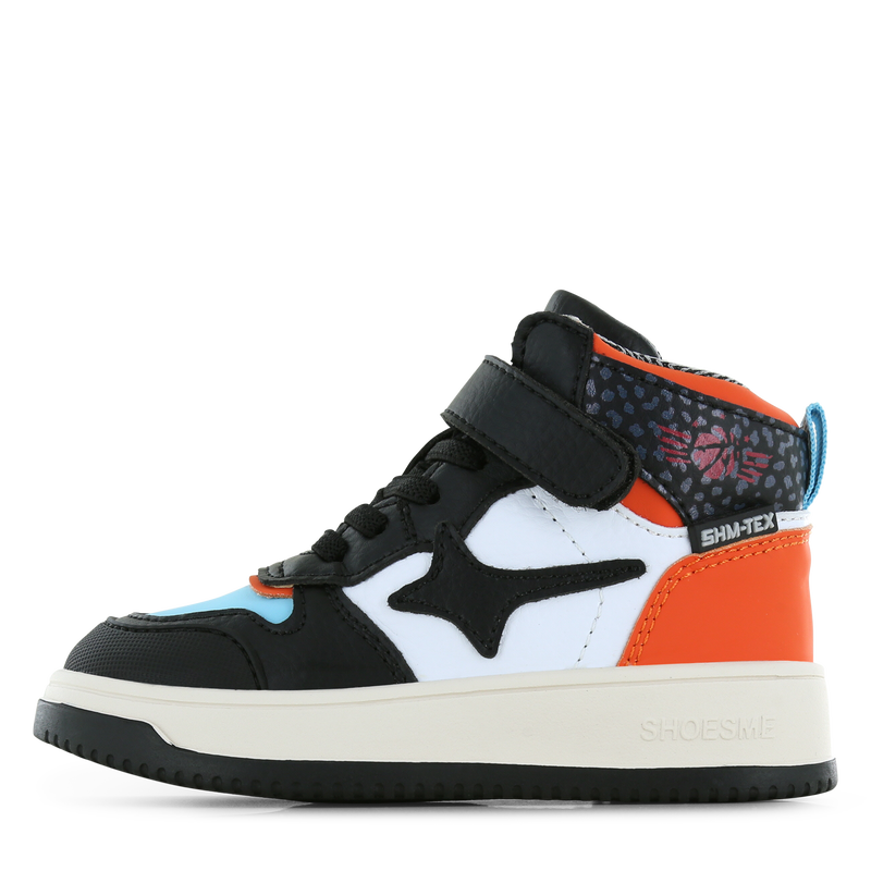 Shoesme Water-Proof zwart-wit sneaker Microfiber leer | Sale
