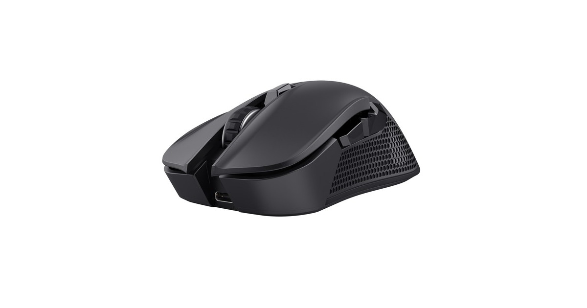 TrustGXT 923  Ybar Wireless gaming muis  (Zwart, RGB, 7200 dpi)