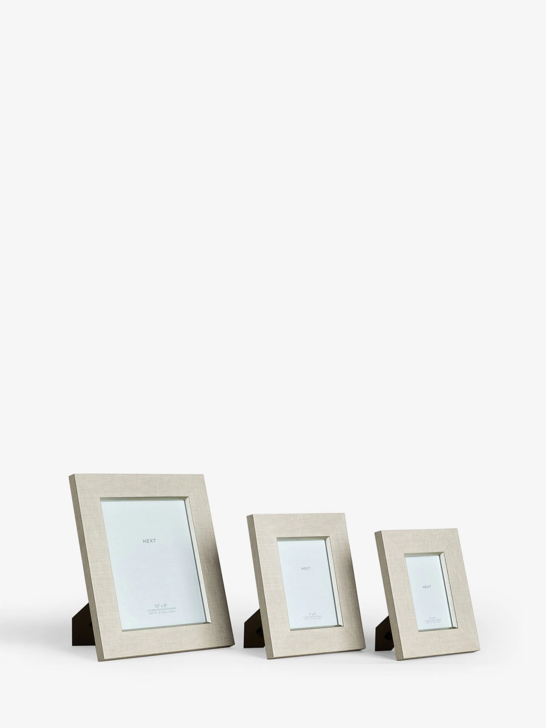 Linen Effect Photo Frame