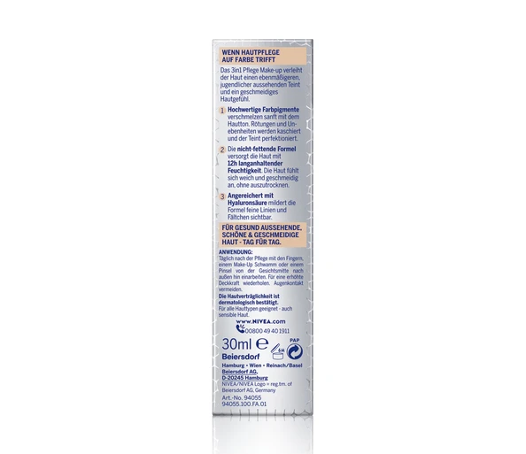 Nivea Cellular Filler 3IN1 Pflege Make-Up01 Hell