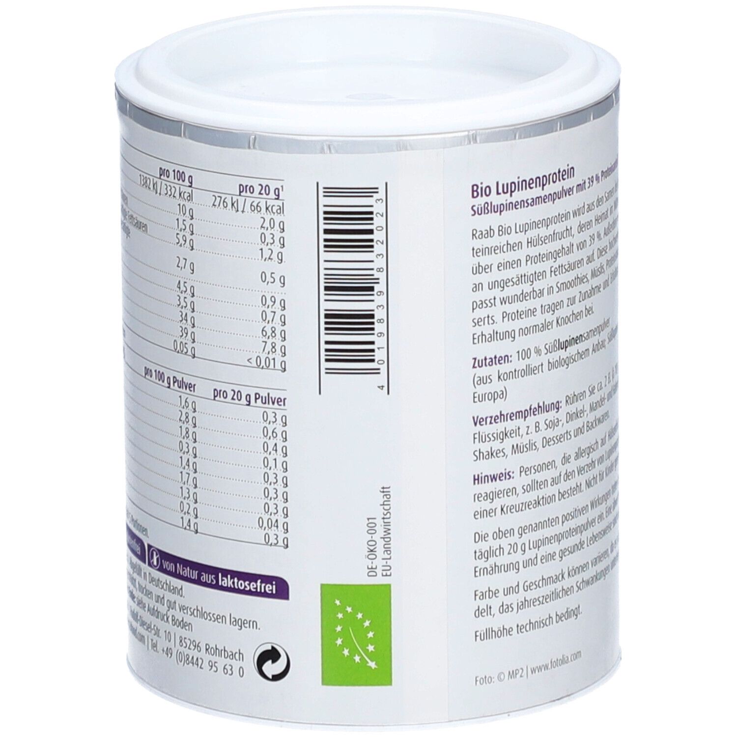 Lupinen Protein Pulver