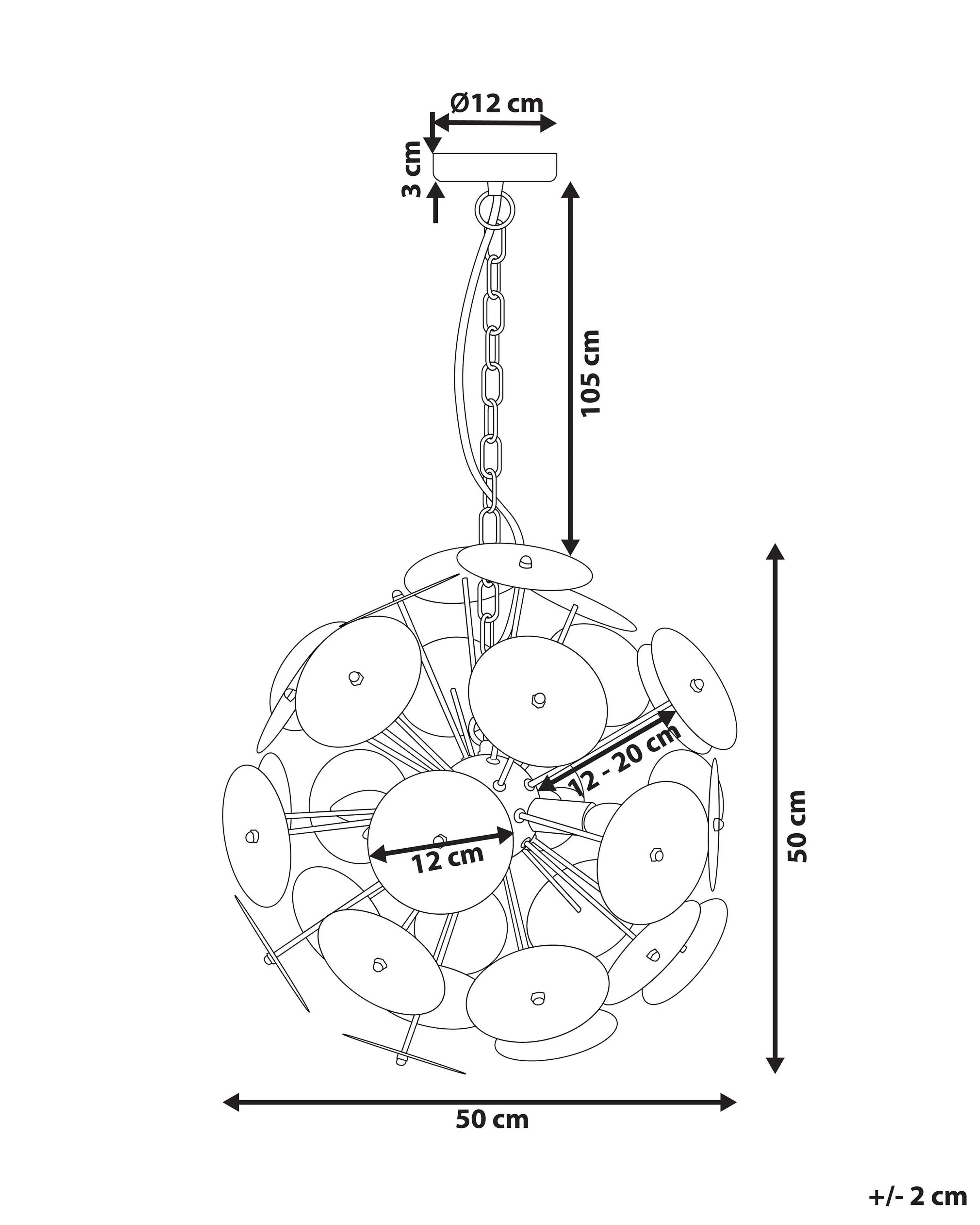 Hanglamp ZAMBEZI Metaal Koper
