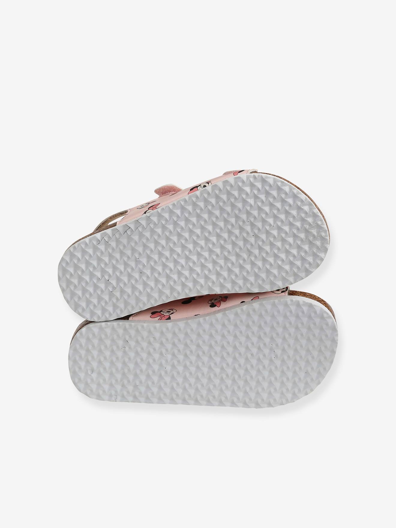Sandálias DS® Minnie, estampa rosa escuro