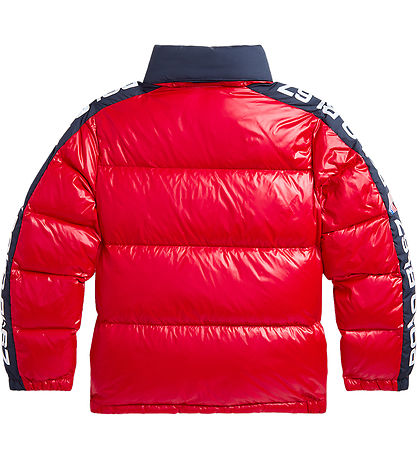Polo Ralph Lauren Daunenjacke - Rot m. Schwarz