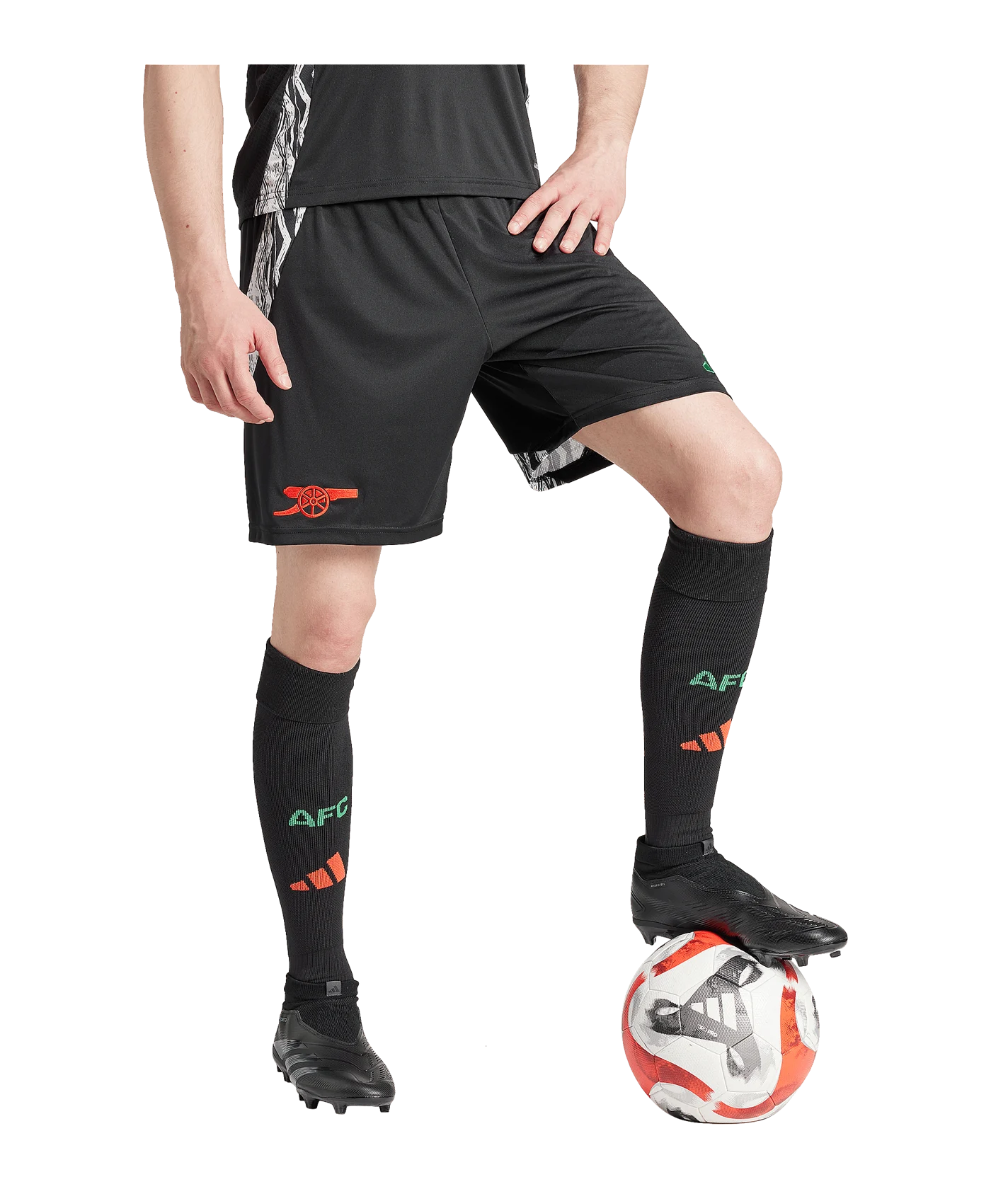 adidas FC Arsenal London Short Away 2024/2025 Schwarz