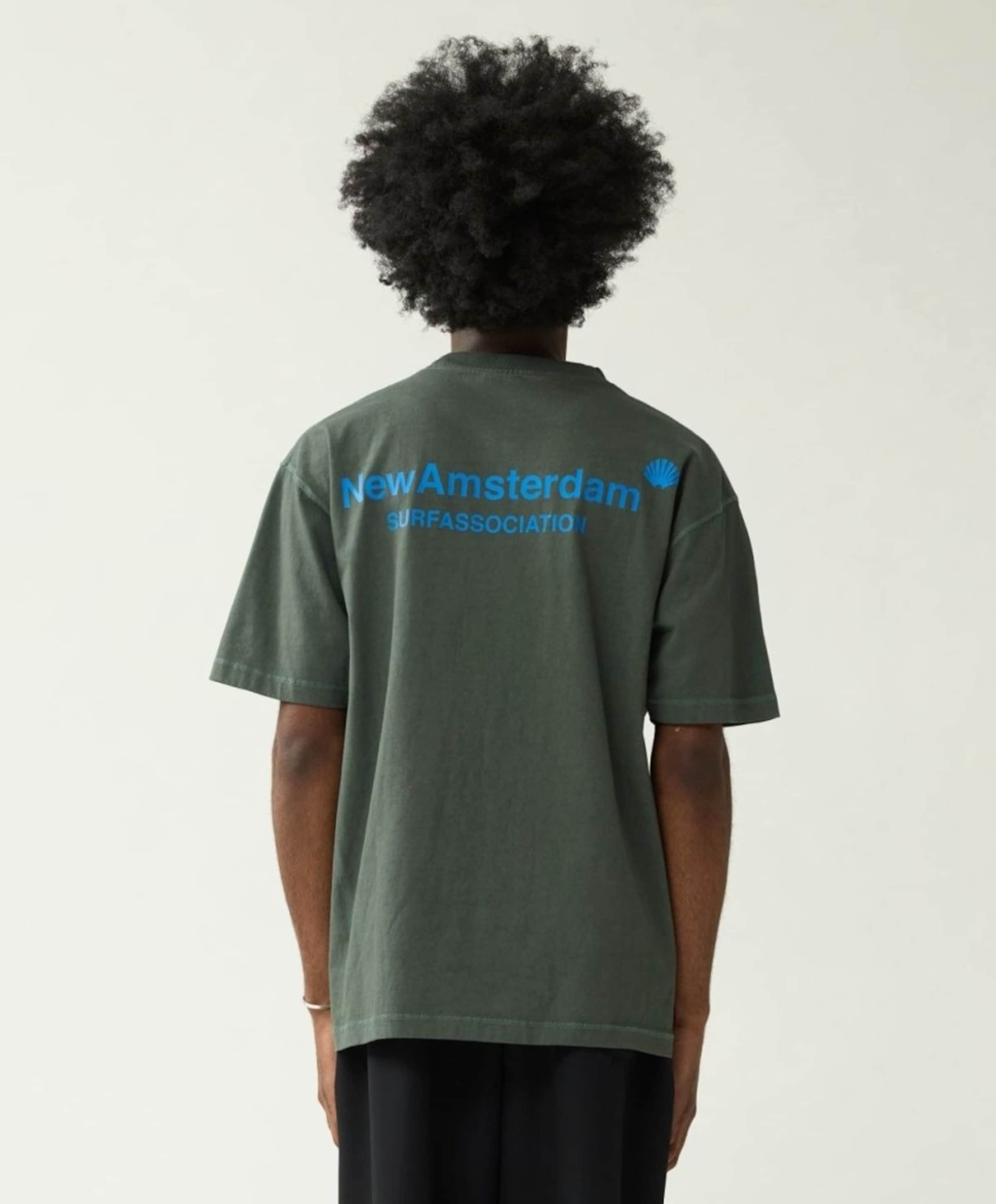 New Amsterdam Heren T-shirt blauw