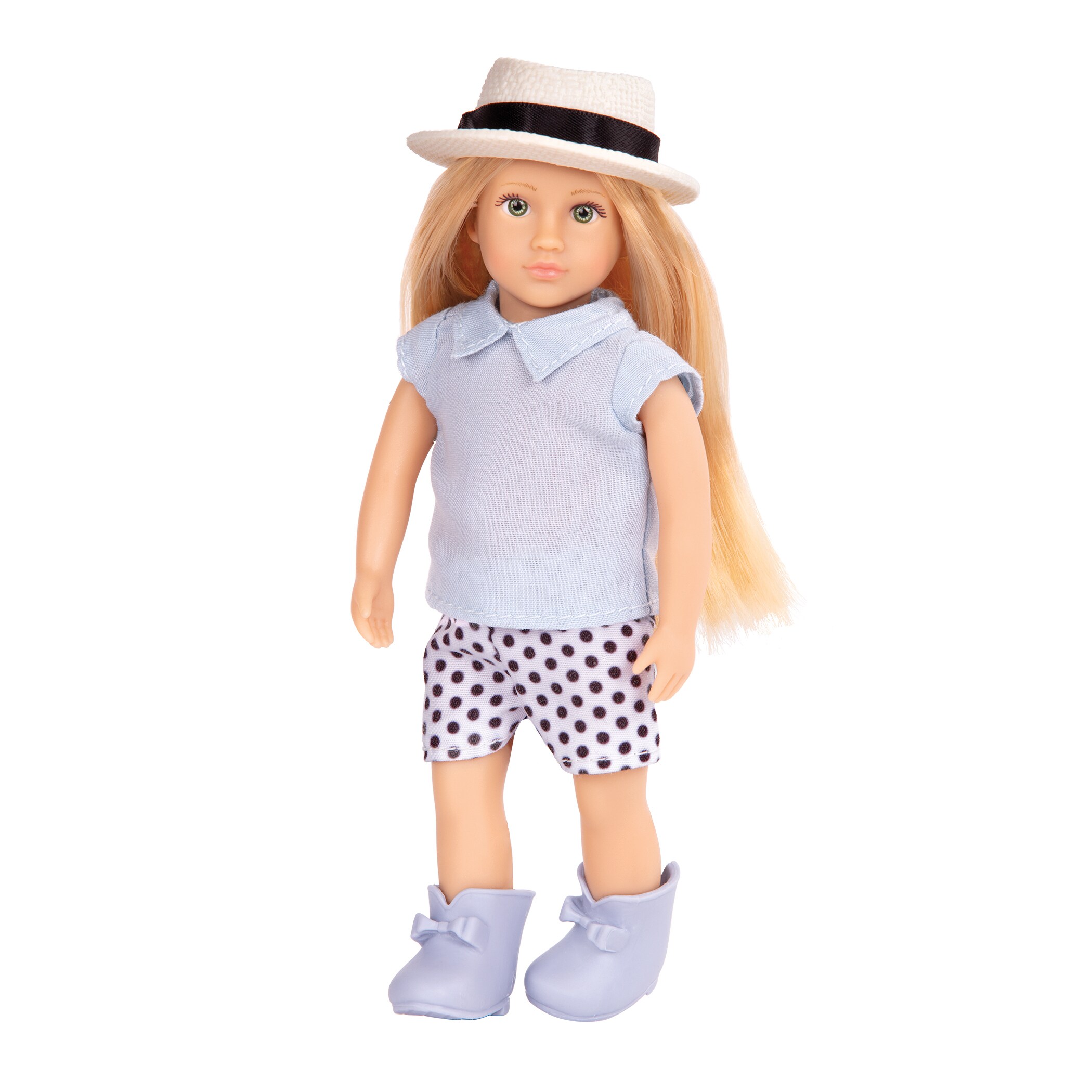 LORI Puppe Eliza mit Auto & Wohnwagen