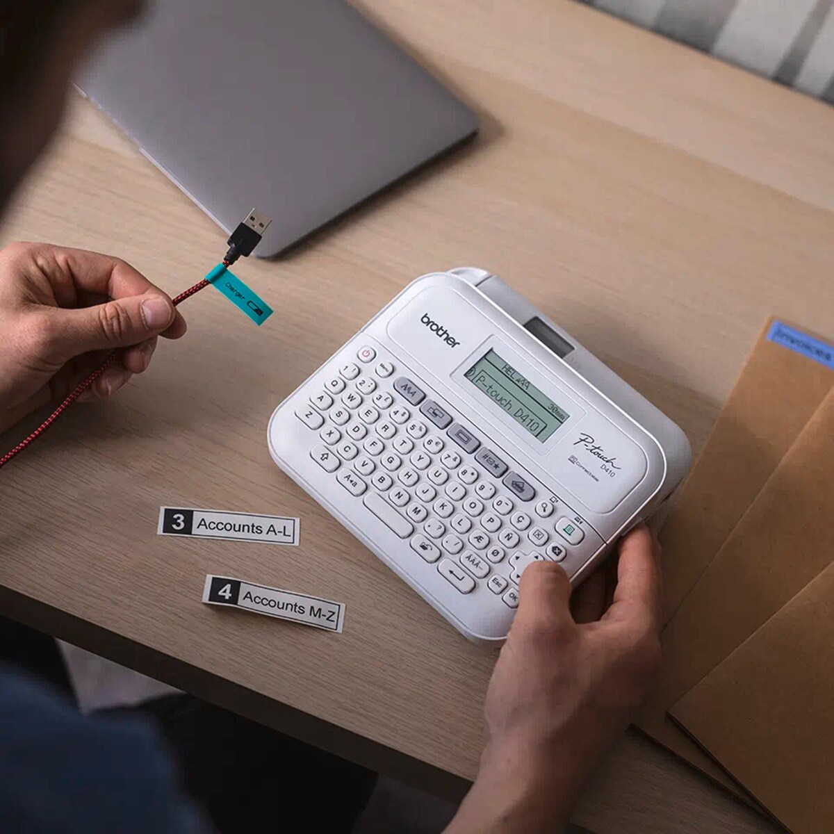 Brother P-touch D410 Desktop Beschriftungsgerät