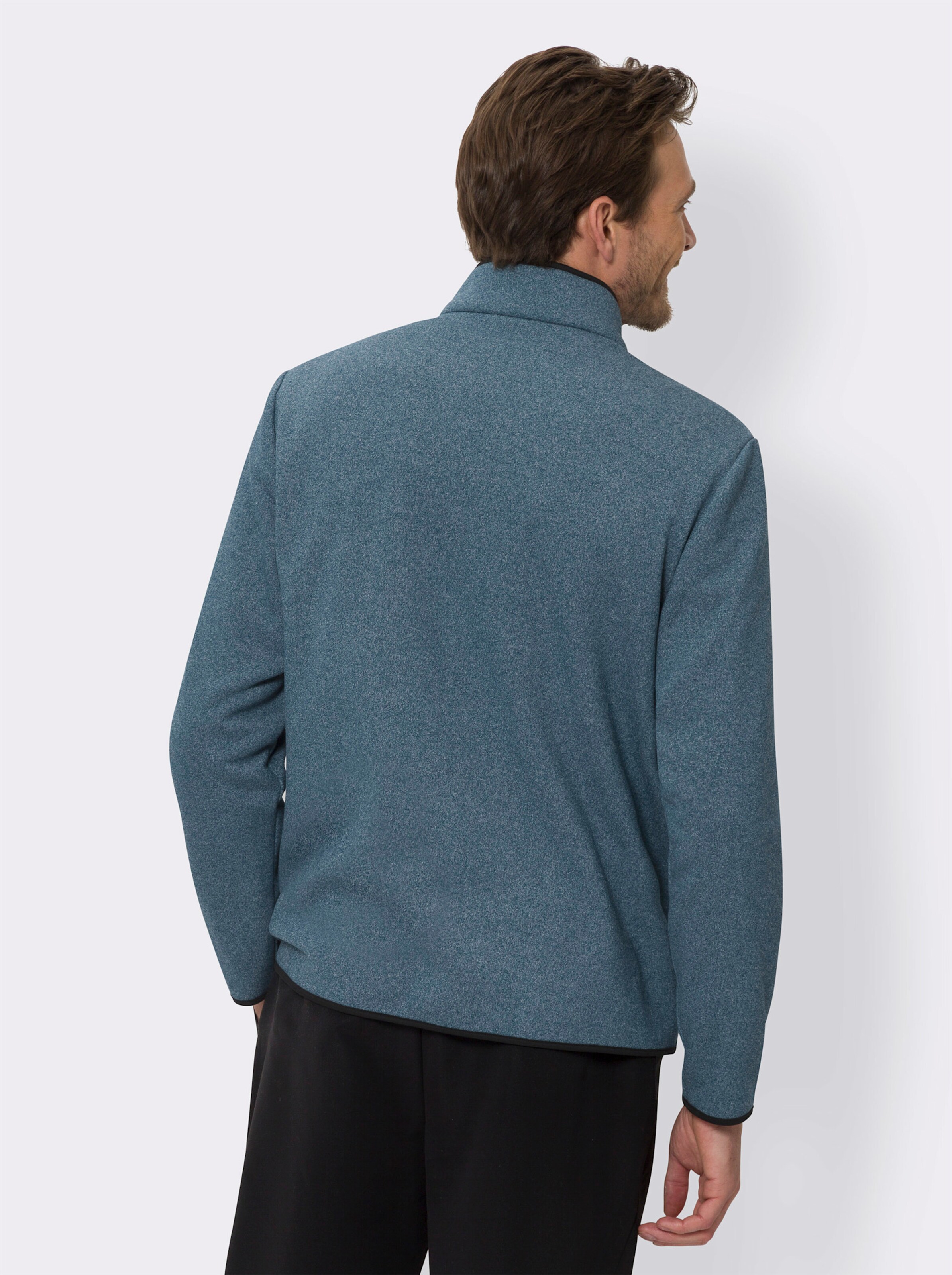 Strickfleece-Jacke