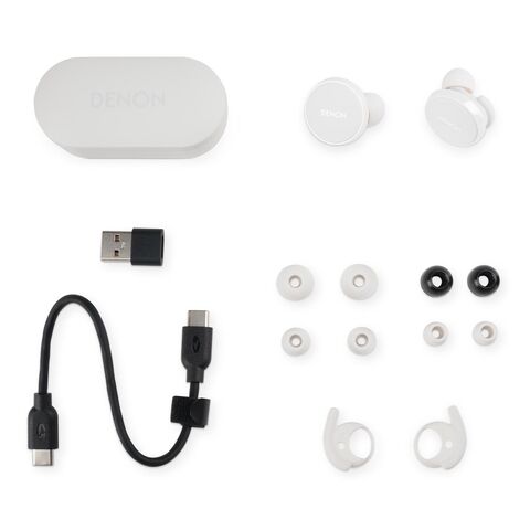 Denon PerL Pro – je persoonlijke in-ear True Wireless-koptelefoon Wit
