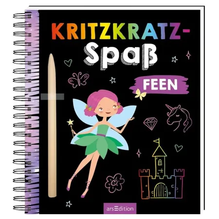 ars Edition Kritzkratz-Spaß Feen