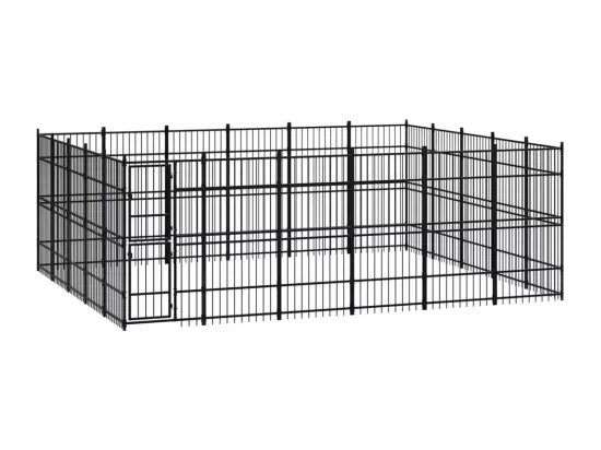 Chenil cage enclos pac noire 576 x 480 x 200 cm 02_0041826
