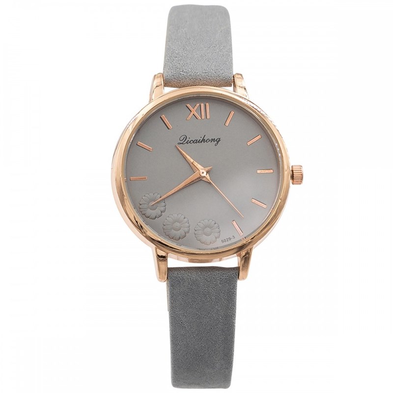 Montre Femme CHTIME bracelet Cuir Gris