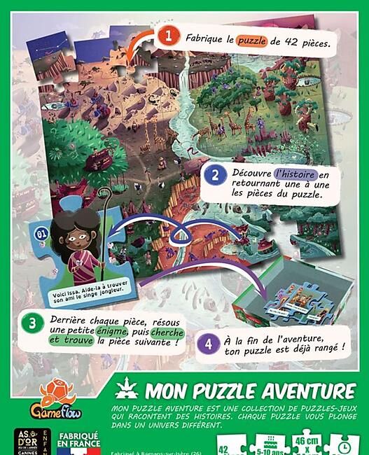MON PUZZLE AVENTURE TERRE OCRE