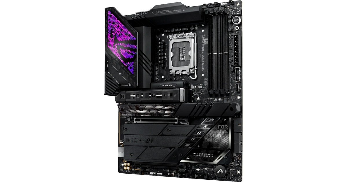ASUSROG STRIX Z890-E GAMING WIFI socket 1851 moederbord  (Zwart, RAID, 5Gb-LAN, Wi-Fi 7, BT, Sound, ATX)