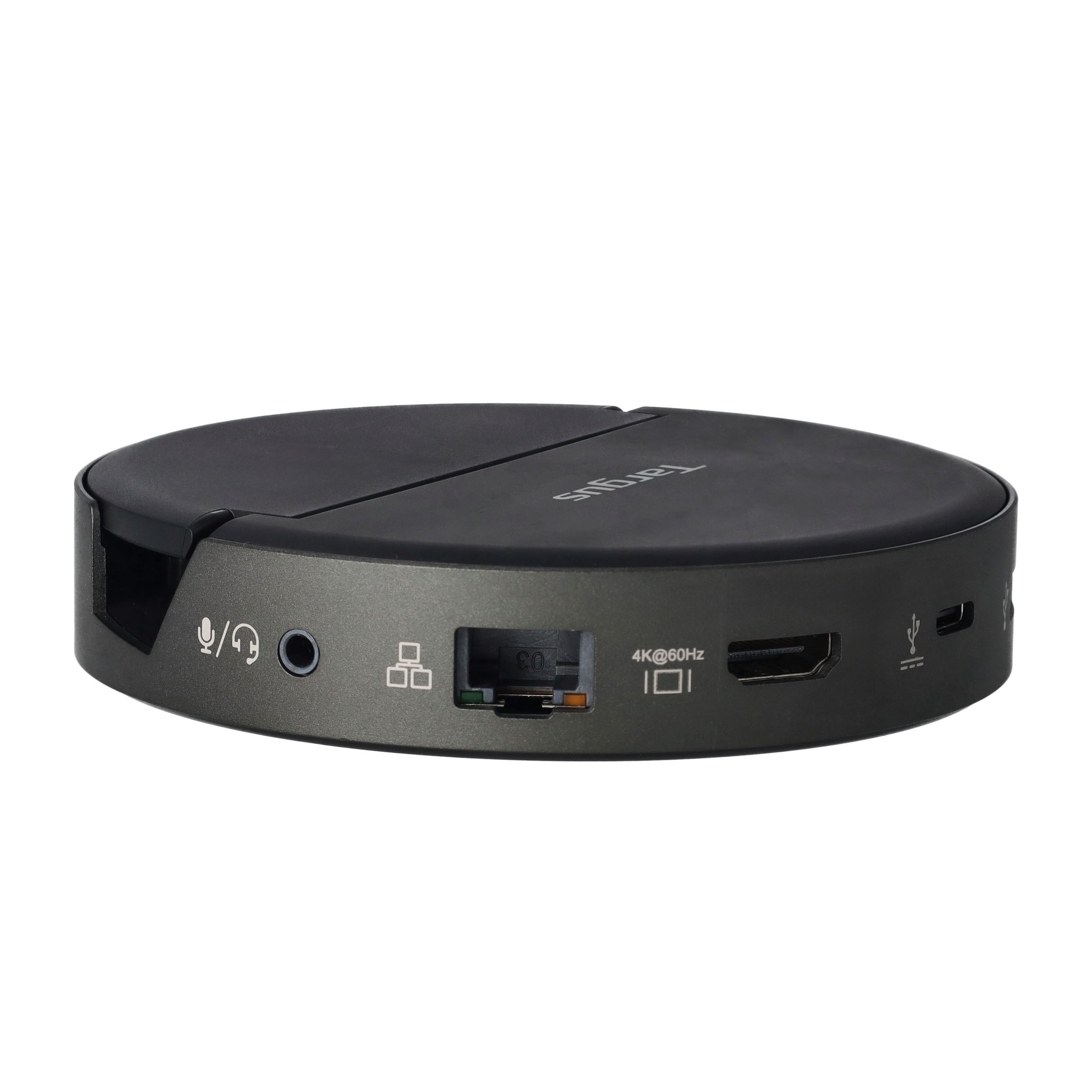 Universal Smartphone Workstation Dockingstation Ladegerät mit HDMI 4K@60Hz / USB-C / LAN / 2x USB-A / SD / MicroSD Slot (AWU420GL) - Schwarz