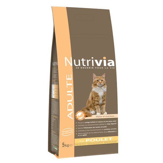 Croquettes chat adulte en surpoids au poulet Super Premium - 5 kg