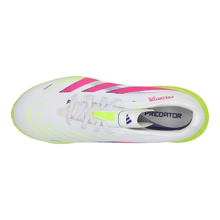 adidas Predator League TF Celestial Victory - Blanc/Lucid Pink/Lucid Lemon Enfant