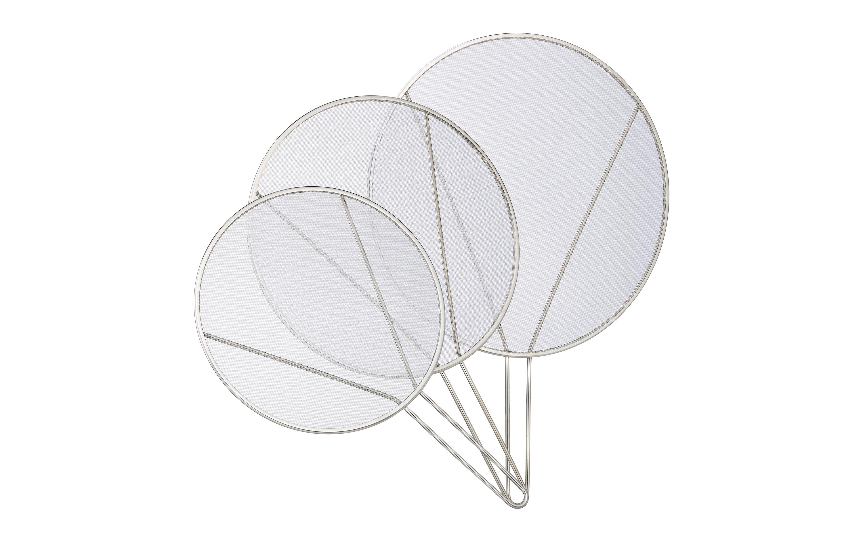 Spritzschutzdeckel für Pfannen 3er Set, EdelstahlBratpfannenspritzschutz in 3 Grössen