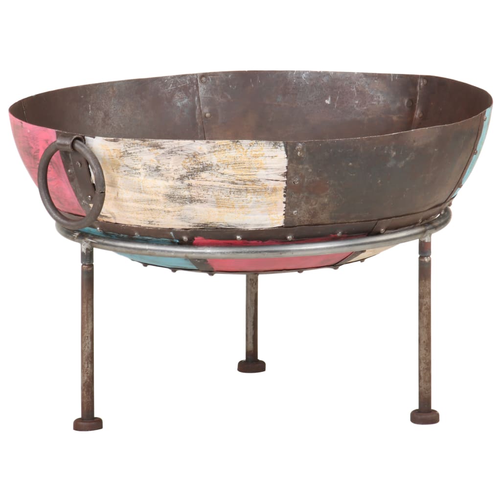 Foyer rustique coloré ø 60 cm fer