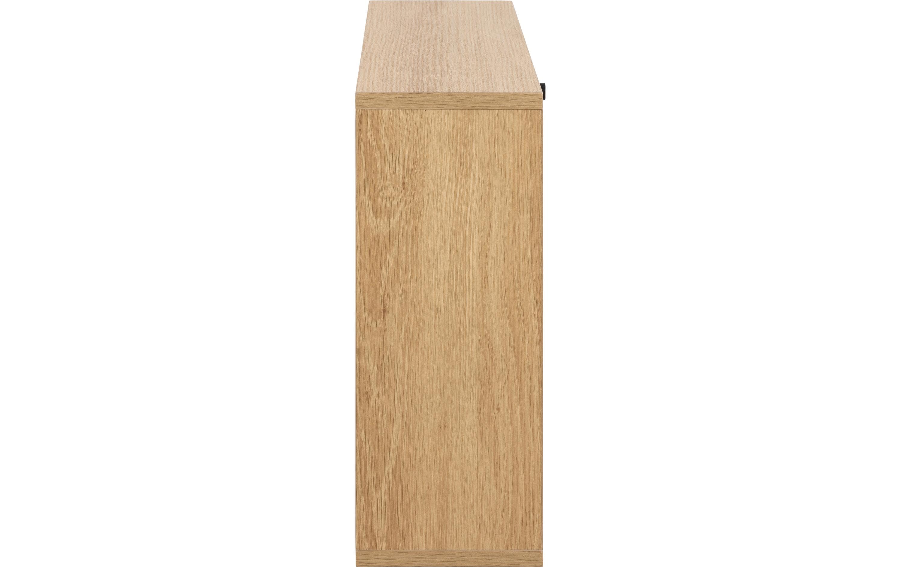 Schuhschrank Albany 71.6 x 43 cm, Hellbraun<br>Schuhablage mit Lamellenfront