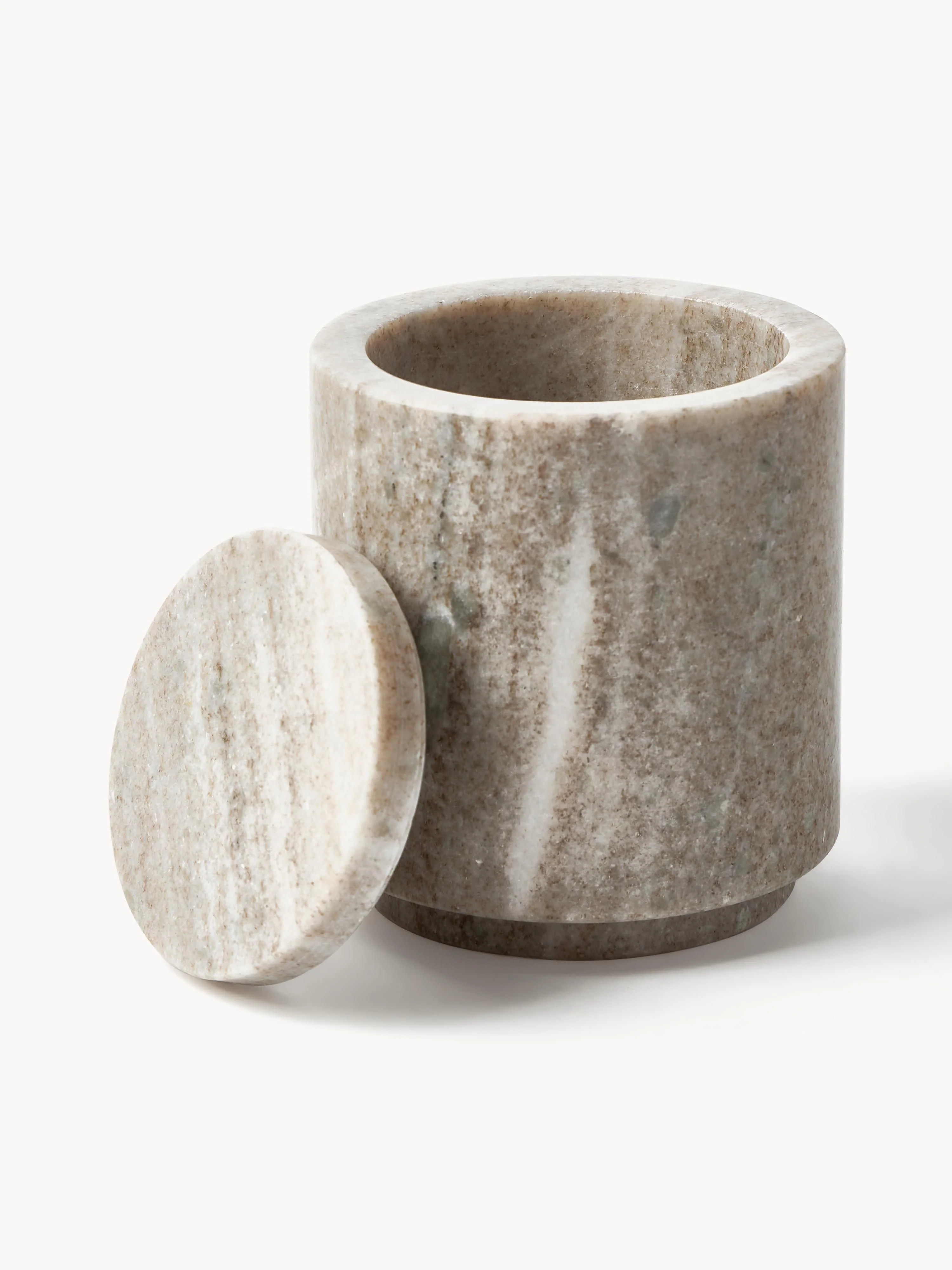 Marmeren opbergpot Simba, H 12 cm