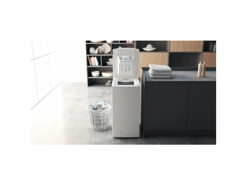 Bauknecht WTL 56313 C - Vaskemaskine - bredde: 40 cm - dybde: 60 cm - højde: 90 cm - topbetjening - 6 kg - 1151 rpm