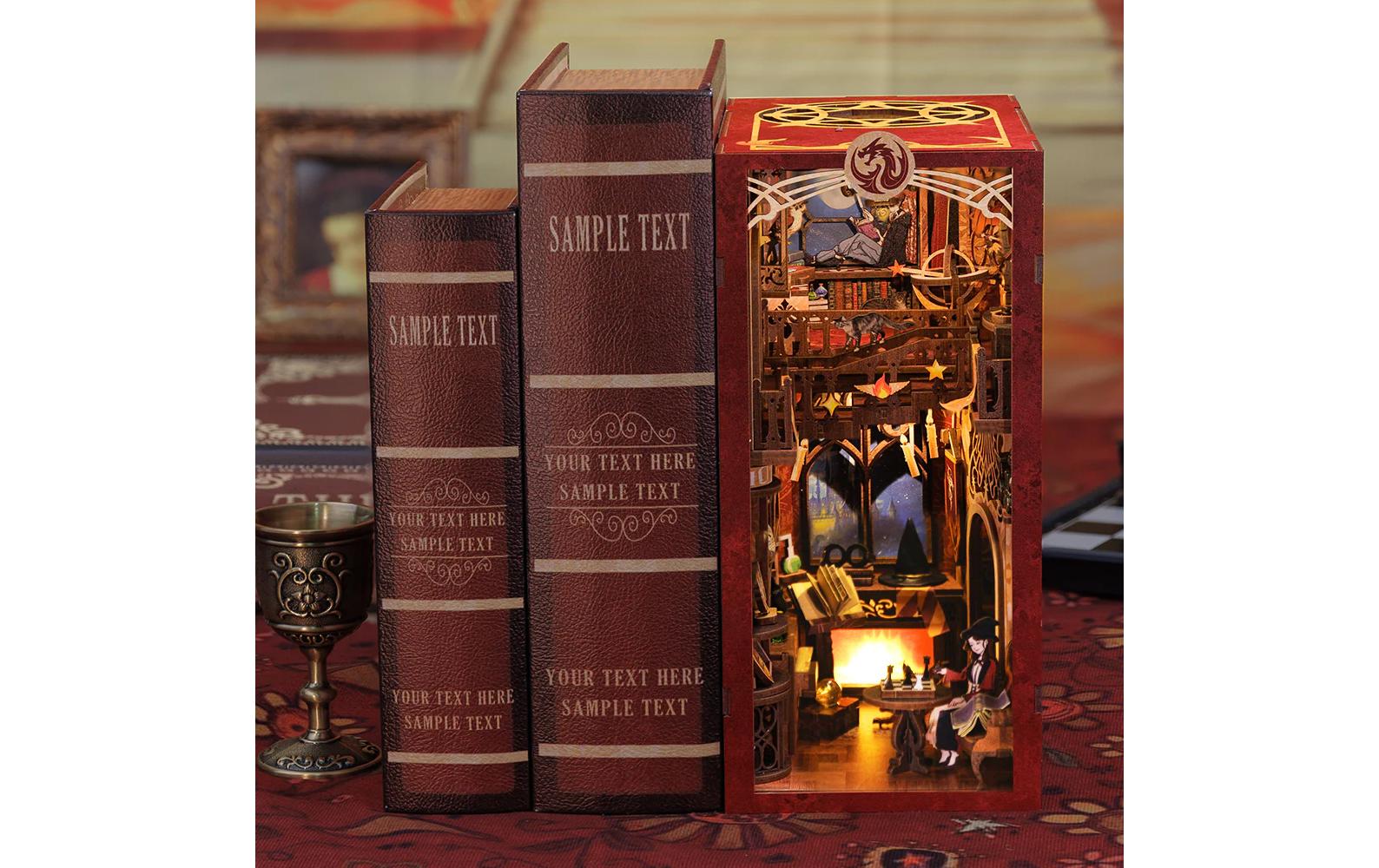 Bausatz Flame Common Room3D-Modell aus lasergeschnittenen Holzteilen
