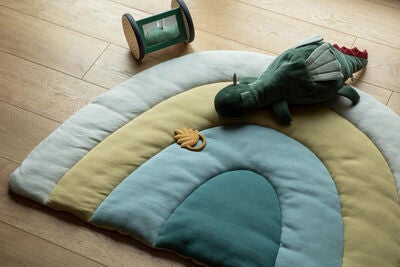 Sebra Leketeppe Regnbue, Dusty Green